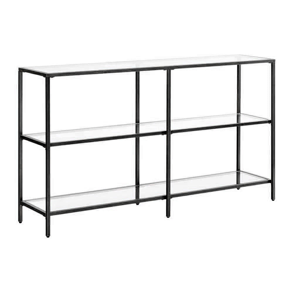 3 Tier Black Display Console Table - Large