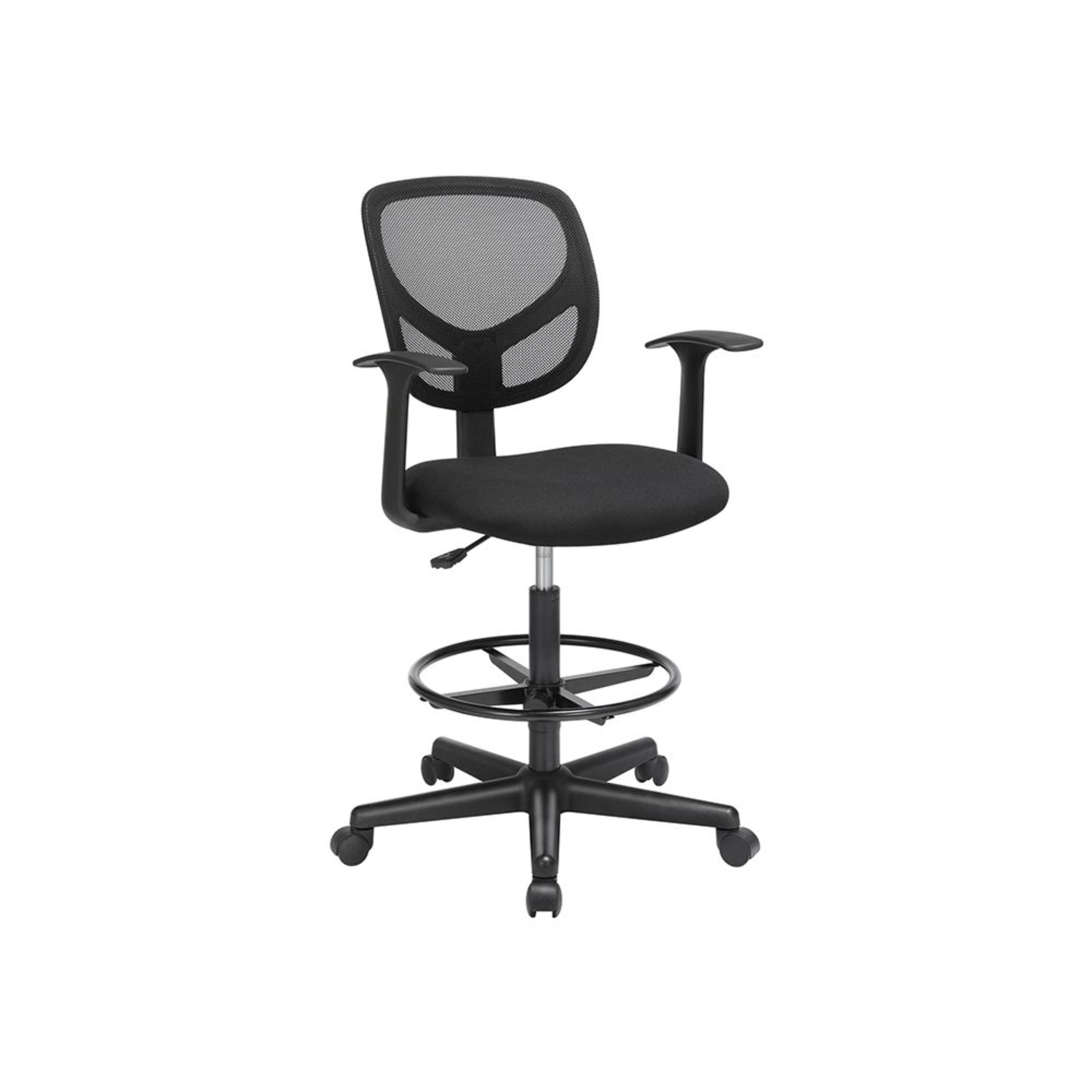 Black Adjustable Ergonomic Office Chair with Armrests