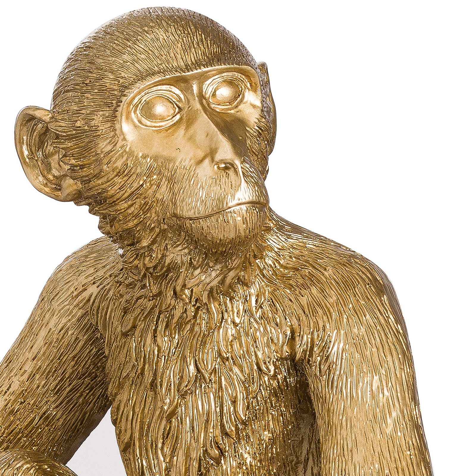 Monty the Monkey Gold Table Lamp