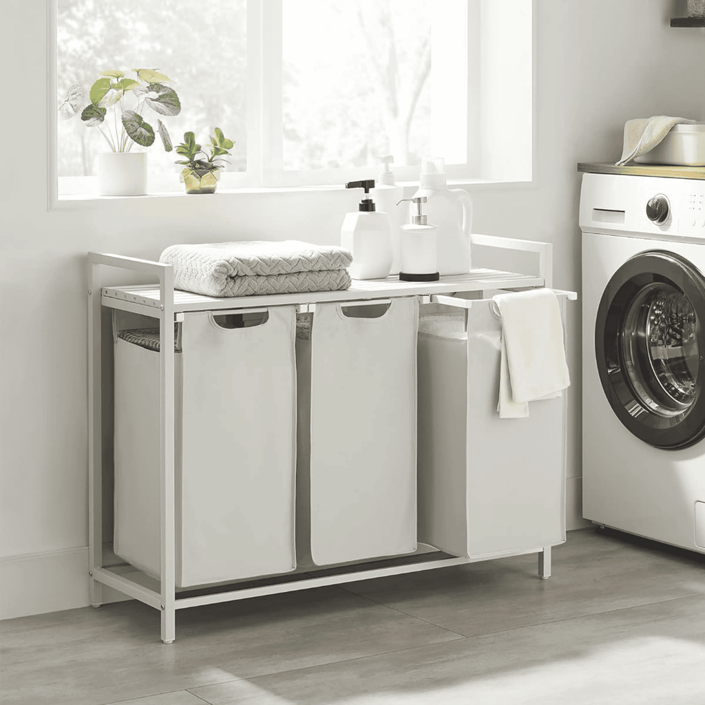 Maximise your laundry room storage with stylish and functional organisers, shelving, and space-saving solutions. Discover durable laundry baskets, compact storage units, and efficient home organisation ideas.