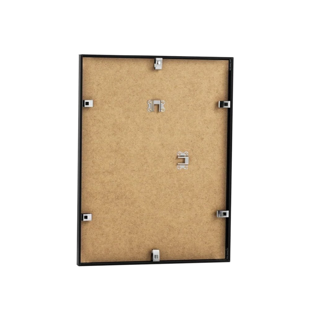 32x42 Black Picture Frame with 29.5x39.5 White Mat Opening for 30x40 Image, 0.75 inch Border, UV, Size: 30 x 40