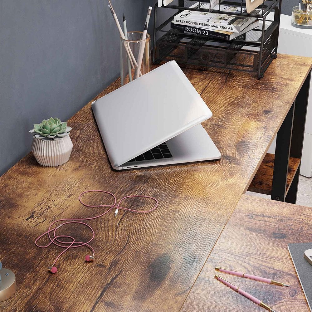 Corner store desk cabinet