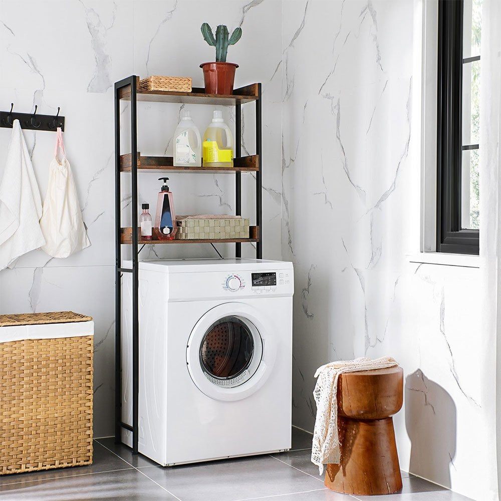 Bathroom racks and sale shelves